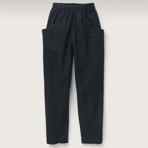Elizabeth Suzann Clyde Work Pant Cotton Canvas Navy 0 Short NEW
